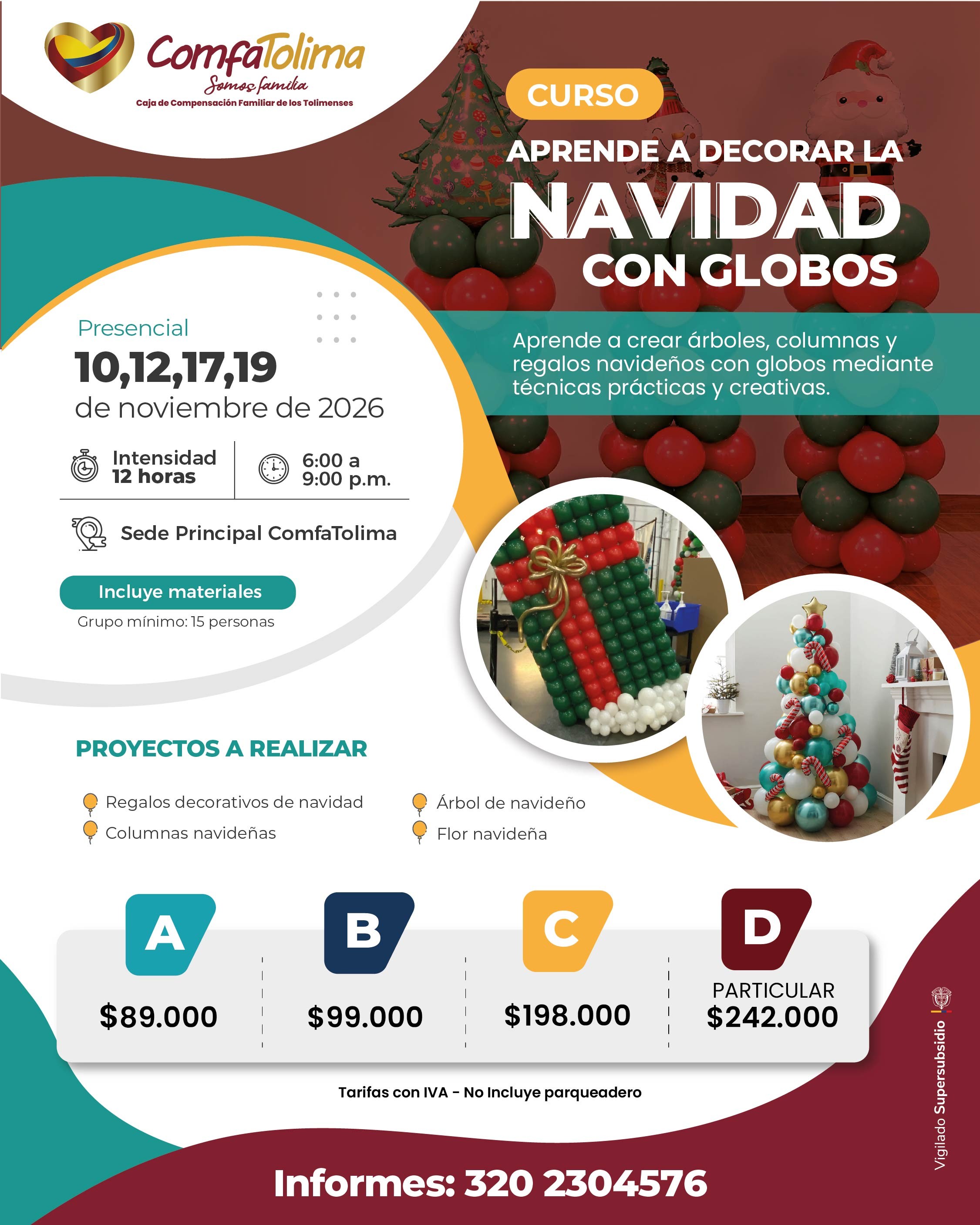 APRENDE A DECORAR LA NAVIDAD CON GLOBOS